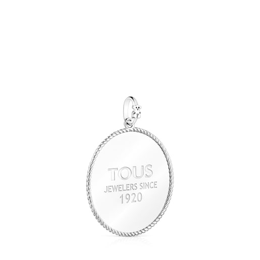 TOUS Large Silver Minne Pendant