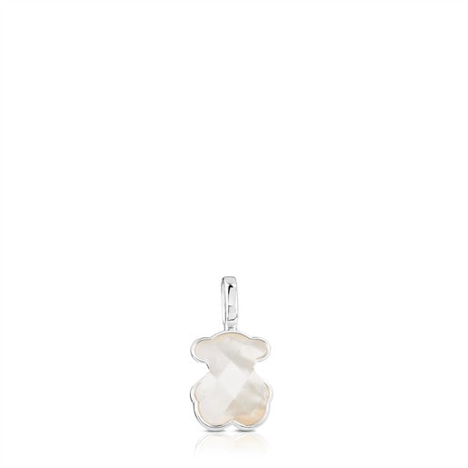 Silver and faceted mother-of-pearl TOUS Color Pendant. 1,5cm.
