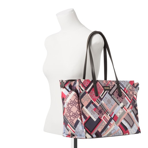 Multicolored Nylon Doromy Shopping bag