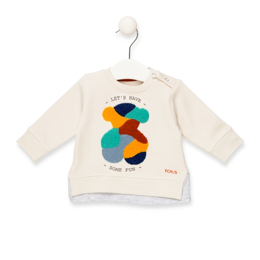 Sudadera "Let's have some fun" Crudo