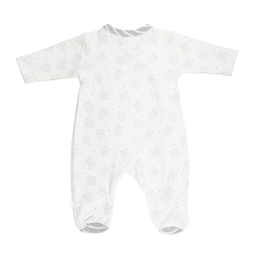 Galaxy sleepsuit in White
