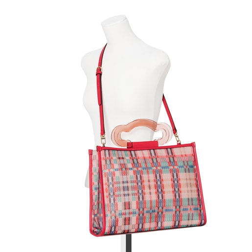 Средняя красная городская сумка New Marlen City