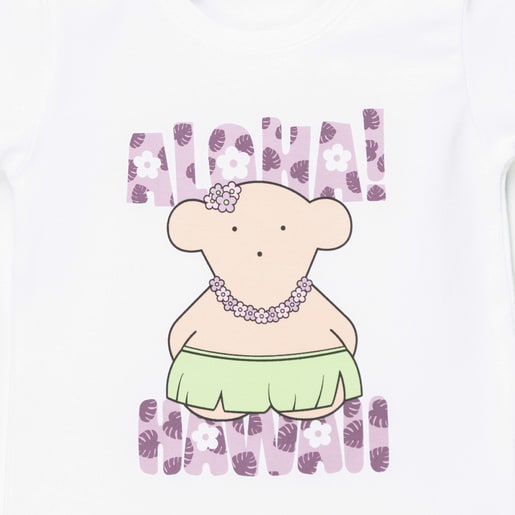 Camiseta de playa Hawai Rosa