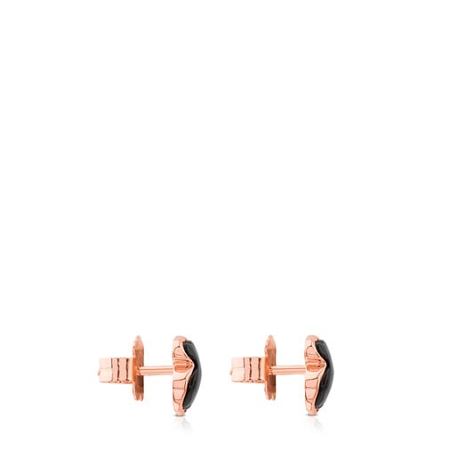 Ohrringe Motif aus rosa Vermeil-Silber
