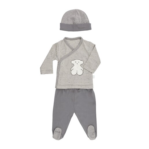 Risc newborn set in Grey
