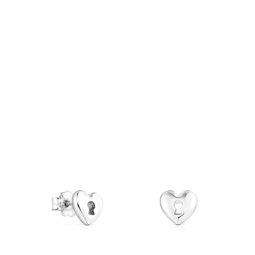 Aretes San Valentín de Plata - Exclusivo Online