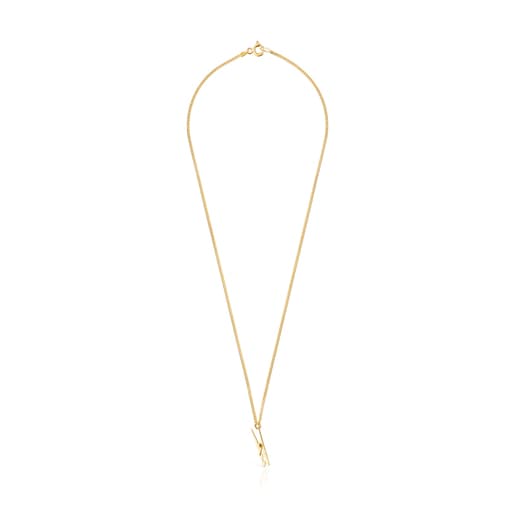 Silver Vermeil TOUS Job Necklace with 1,9cm.clothes pin pendant