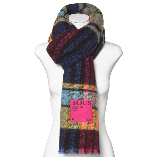 Ellen Tartan foulard multi color