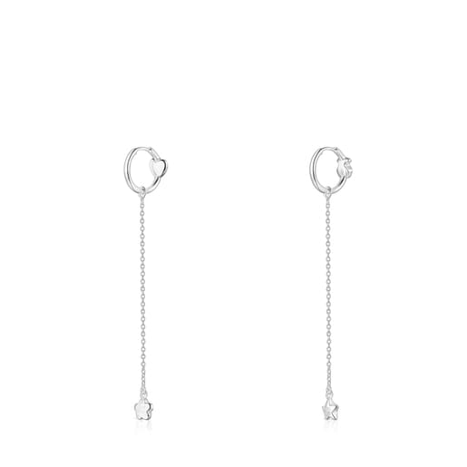 TOUS Long Silver Mini Icons Earrings | Westland Mall