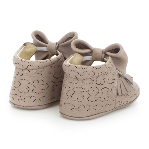 Mini bar shoes in Taupe