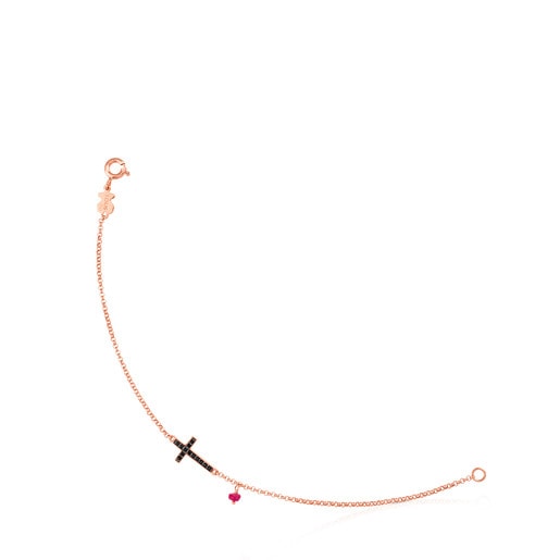 Armband Motif aus rosa Vermeil-Silber