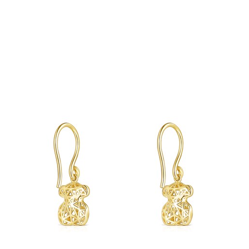 Gold Sketx Line Earrings