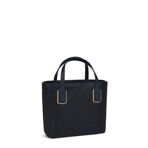 Small navy tote bag hot sale