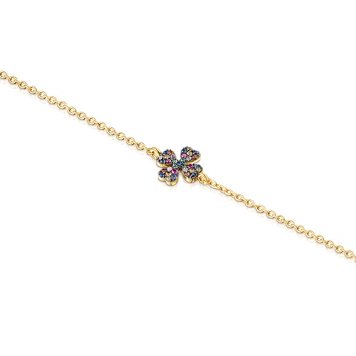 Pulsera trebol tous sales