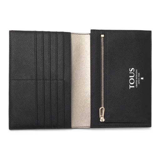 Portefeuille TOUS Essential moyen noir