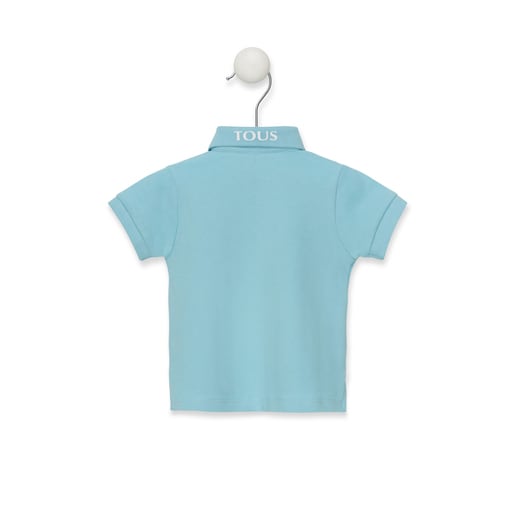 Polo Casual Azul Celeste
