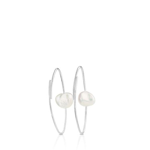 Silver Elipse Earrings