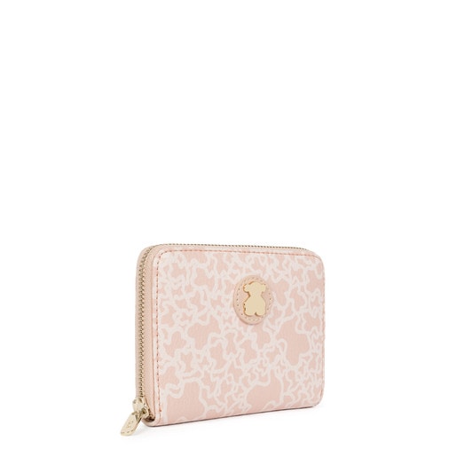 Malá růžová plátěná peněženka Kaos Mini