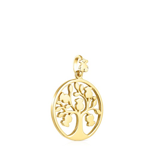 Pendentif TOUS Good Vibes arbre en Argent Vermeil