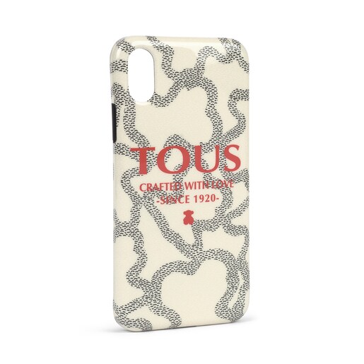 X/XS beige Delray Kaos Icon Logo Cellphone cover