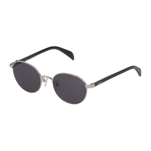 Silver colored Metal Metal Bear Sunglasses