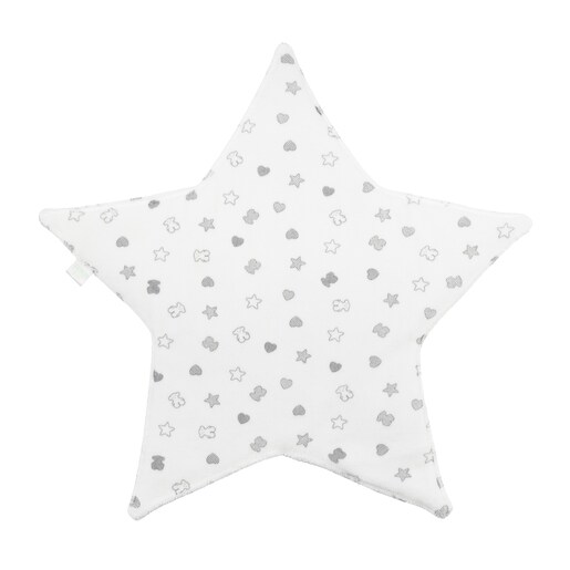 Baby Bear star comforter in White