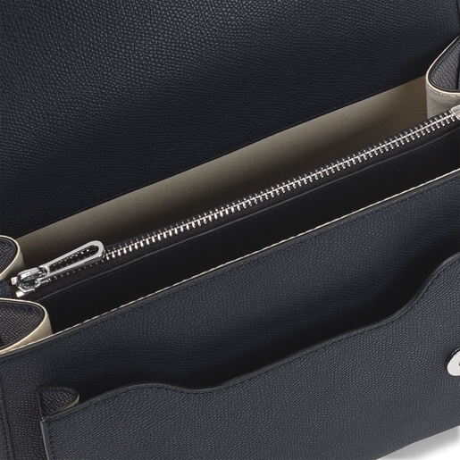 Bandolera mediana Audree T POP azul marino