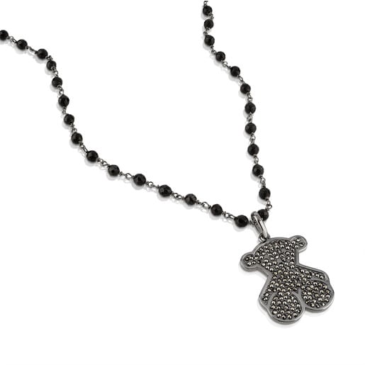 Silver Grace Necklace with Marcasite and Pyrite