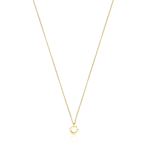 Gold TOUS Good Vibes horseshoe Necklace | TOUS