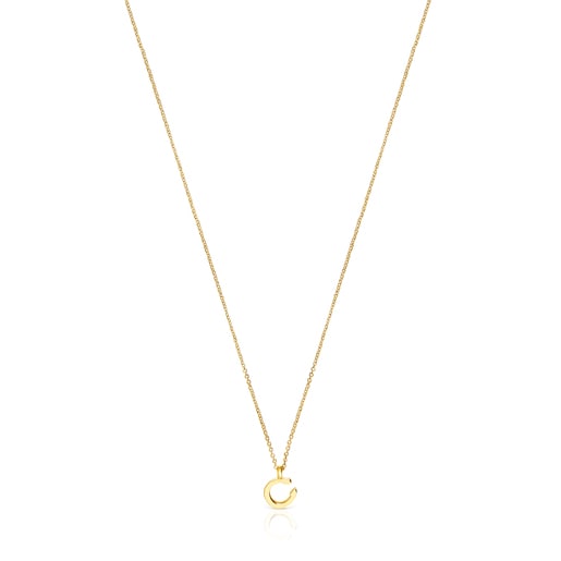 Gold TOUS Good Vibes horseshoe Necklace