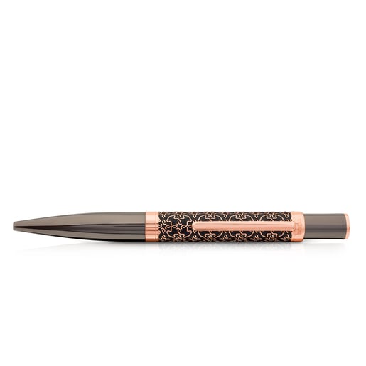 Стальная Ручка Mossaic, сочетание черного и розового цвета