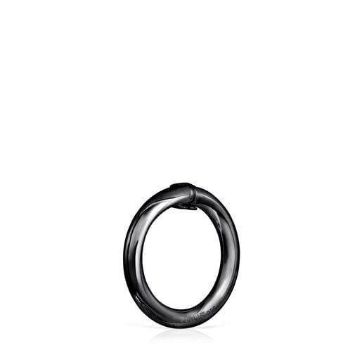 Medium Dark Silver Hold Ring