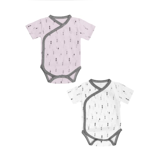 Set bodys cuzados Luminary Rosa TOUS