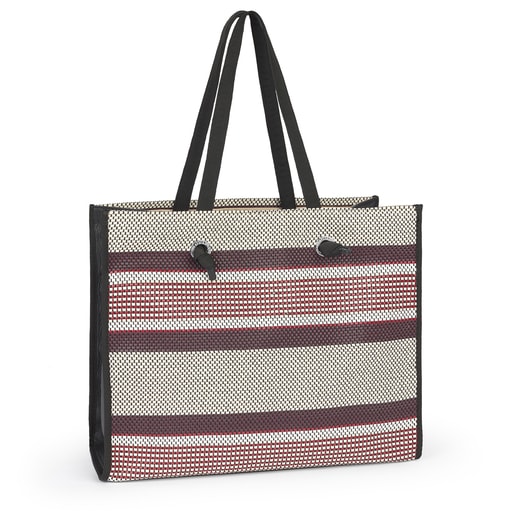 Μεγάλη Τσάντα για Ψώνια Amaya από Υφαντό Tweed