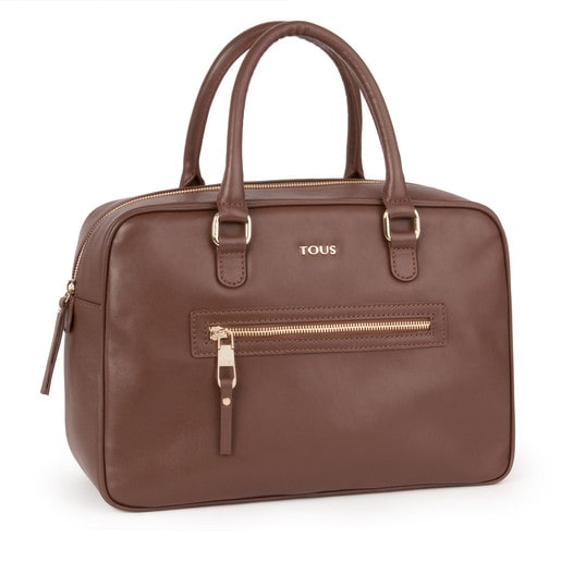 Brown colored Leather Balthazar City bag