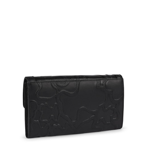 Billetera mediana Tous Icon de piel negro