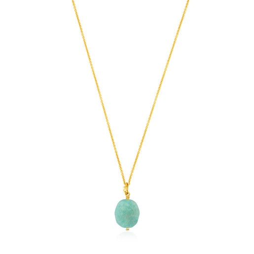 Vermeil Silver Terra Necklace with Amazonite