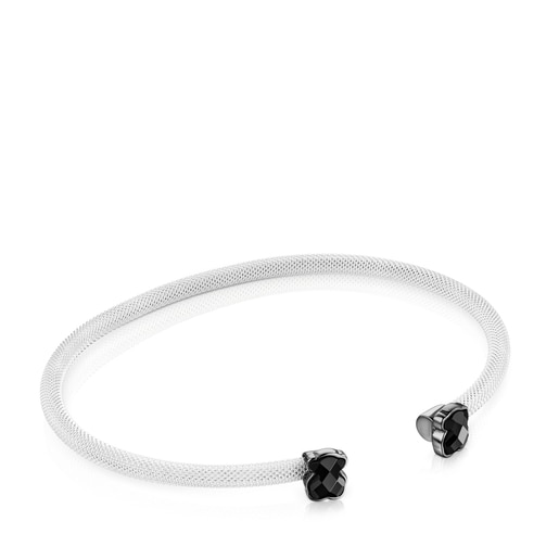 Fine Mesh Color Bracelet with Onyx | TOUS