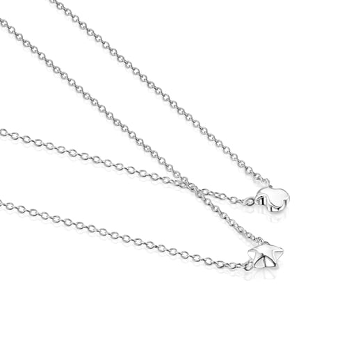 Collar de plata tous top