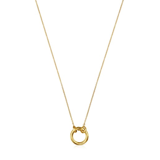 Hold small Necklace in Silver Vermeil