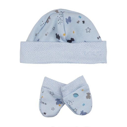 Conjunto gorro y manoplas recién nacido Mission Az