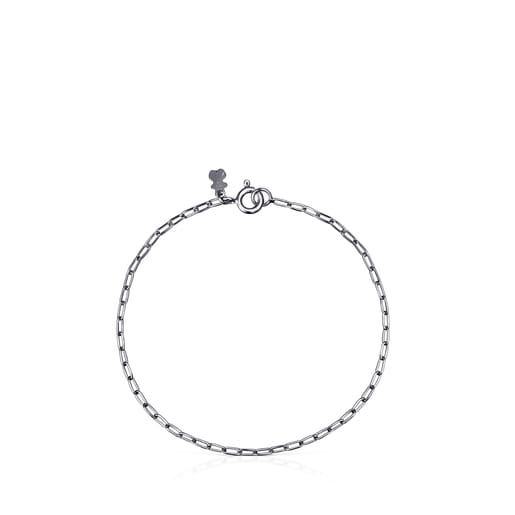 Pack Braçalets TOUS Chain de Plata Vermeil i Plata Dark Silver