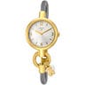 Tous Hold Charms - Zegarek ze stali szlachetnej i stali szlachetnej w kolorze żółtego złota z misiem i perłą