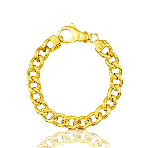 Pulsera con baño de oro 18 kt sobre plata TOUS Chain