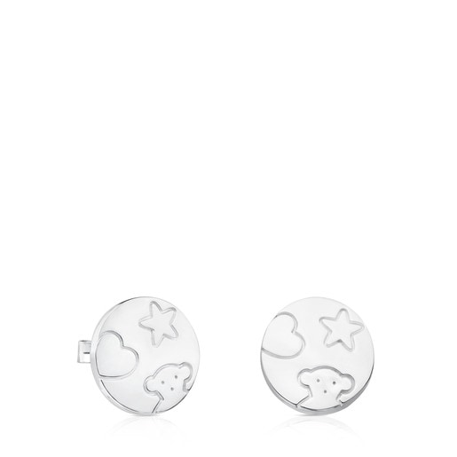 Silver TS Earrings