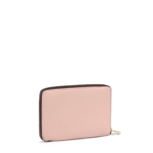 Cartera New Leissa de piel rosa claro