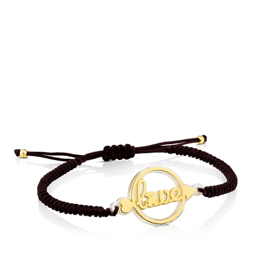 Armband TOUS San Valentín aus Gold mit Perlmutt.