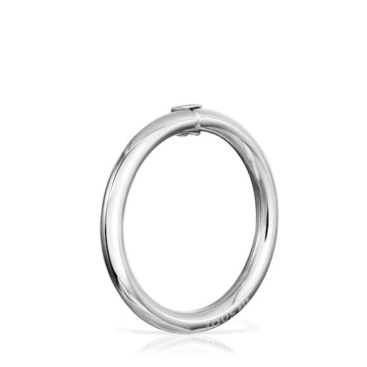 Large Silver Hold Ring
