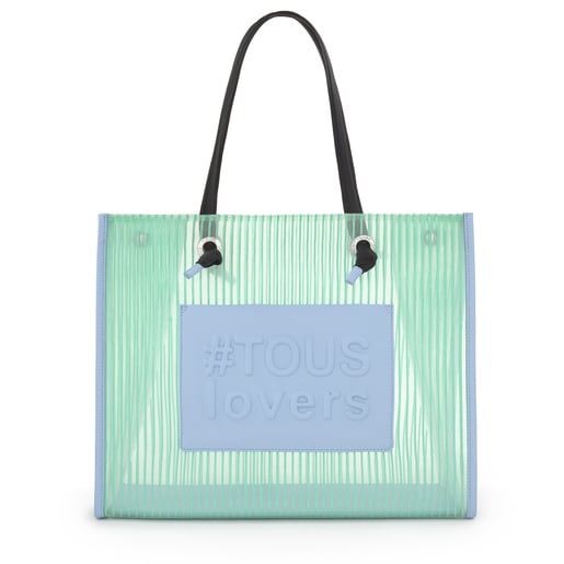 Large Mint Green Amaya Shopping Bag