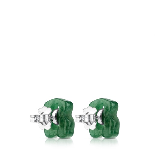 Silver Cruise Earrings with Aventurine